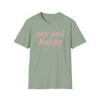 Gay & Happy About It T-Shirt