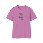 Make Every Love Story Visible (Blk/Grey Text) T-Shirt