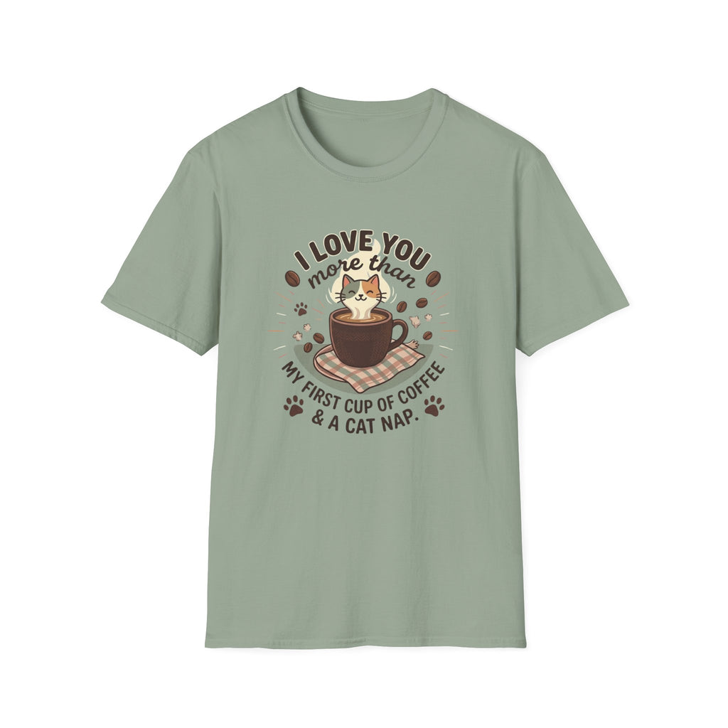 ILUMT Coffee and Cat Nap T-Shirt