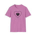 Black Two Hearts T-Shirt