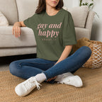 Gay & Happy About It T-Shirt