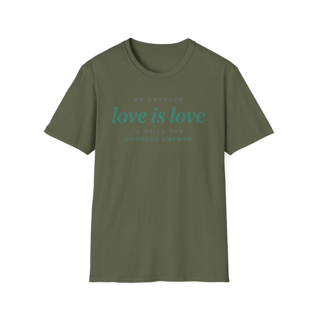 We Checked - Love is Love T-Shirt
