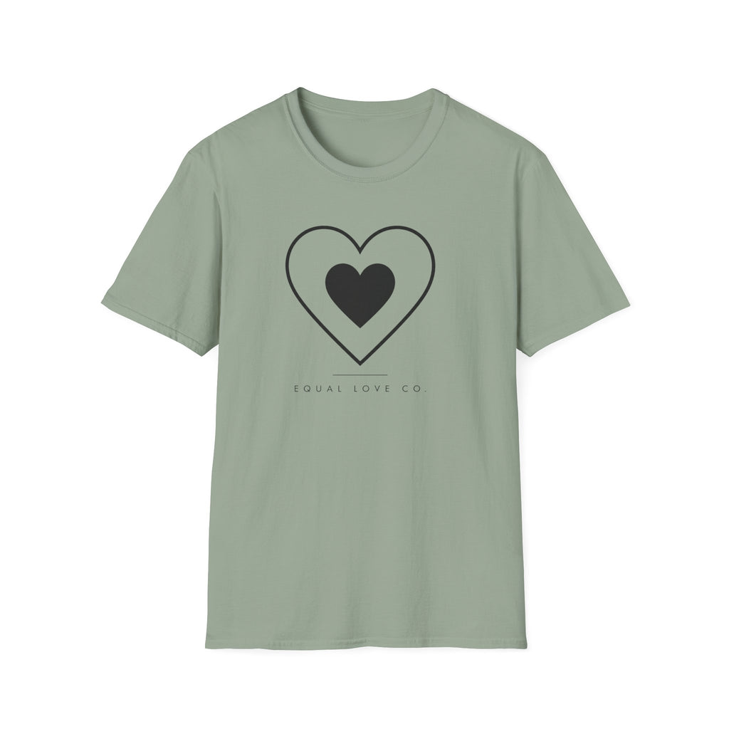 Black Two Hearts T-Shirt