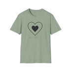 Black Two Hearts T-Shirt