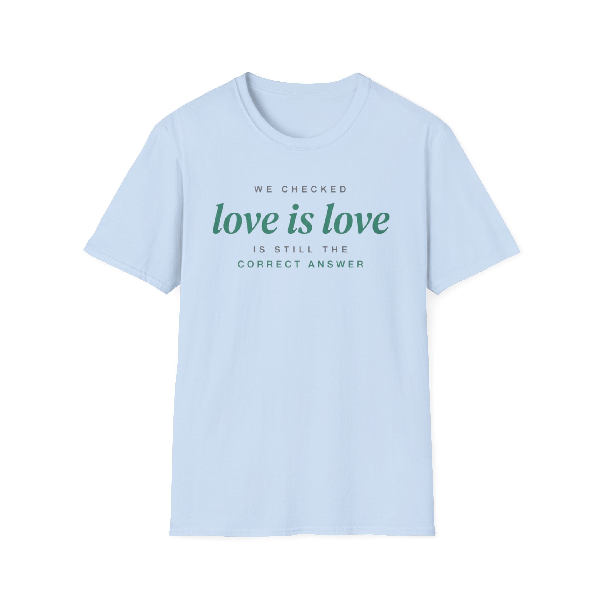 We Checked - Love is Love T-Shirt