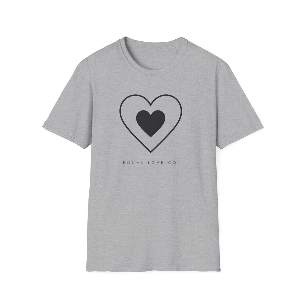 Black Two Hearts T-Shirt