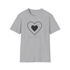 Black Two Hearts T-Shirt