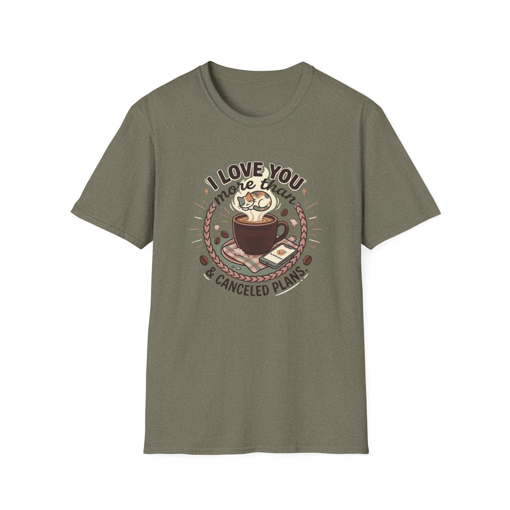 ILUMT Coffee and Canceled Plans T-Shirt