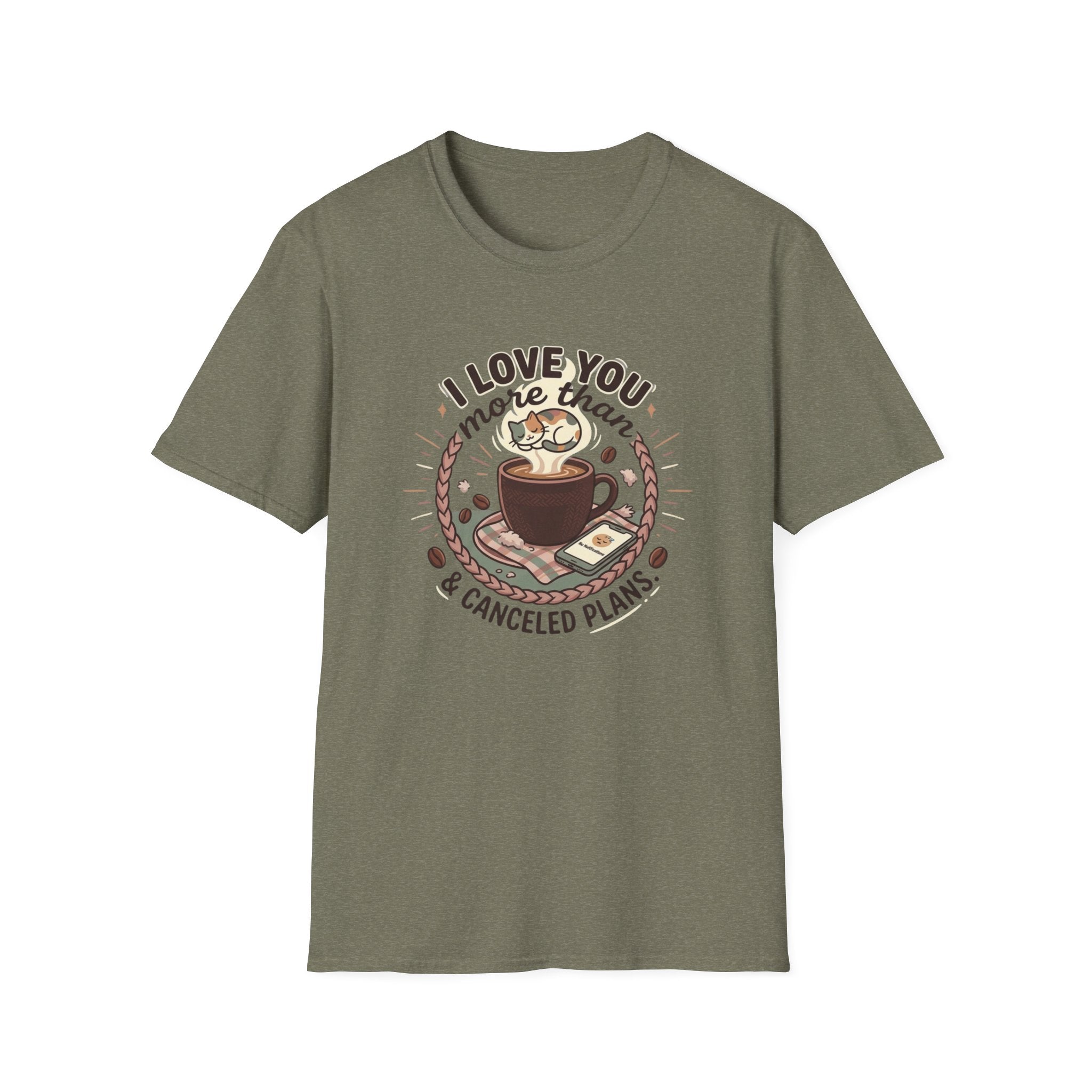ILUMT Coffee and Canceled Plans T-Shirt