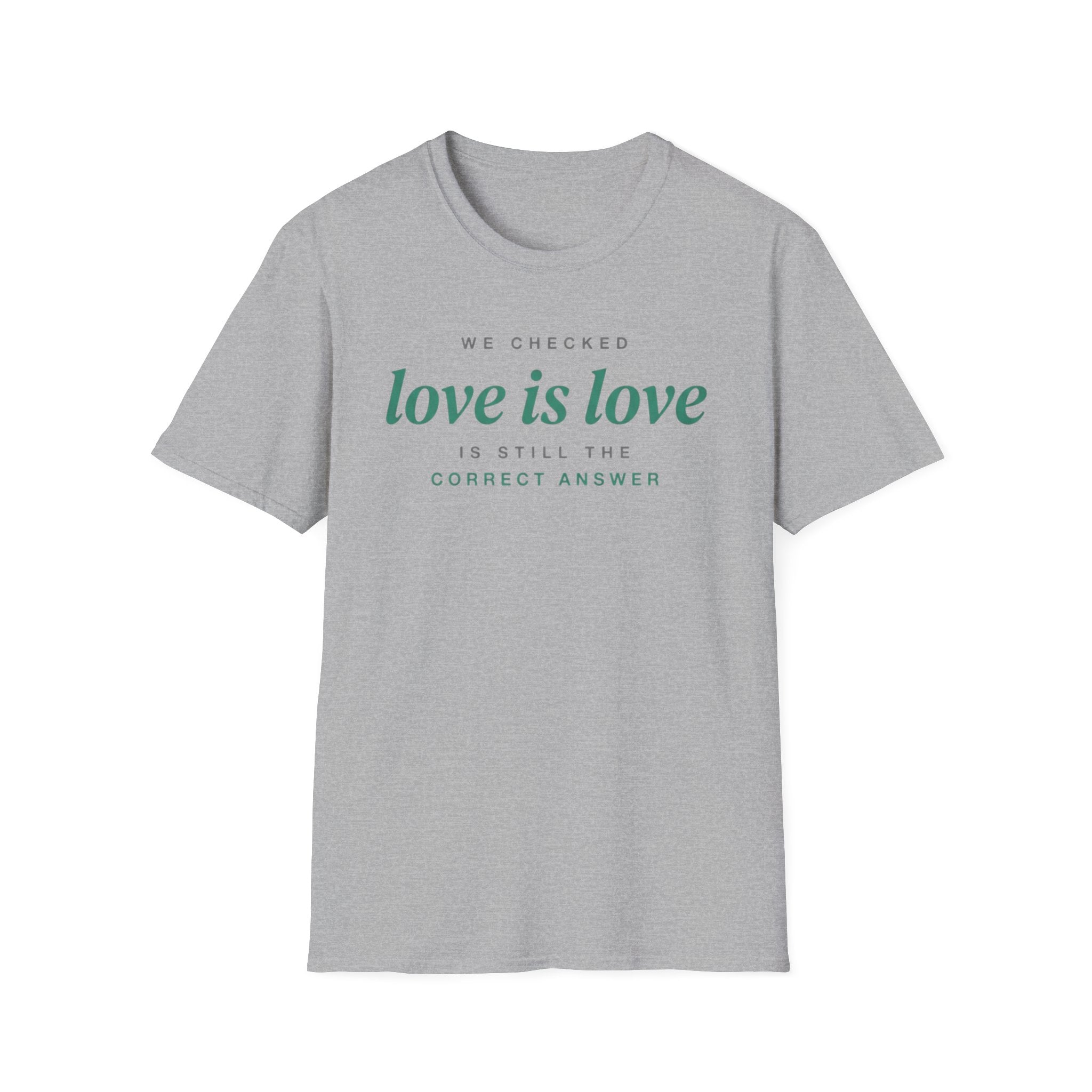 We Checked - Love is Love T-Shirt