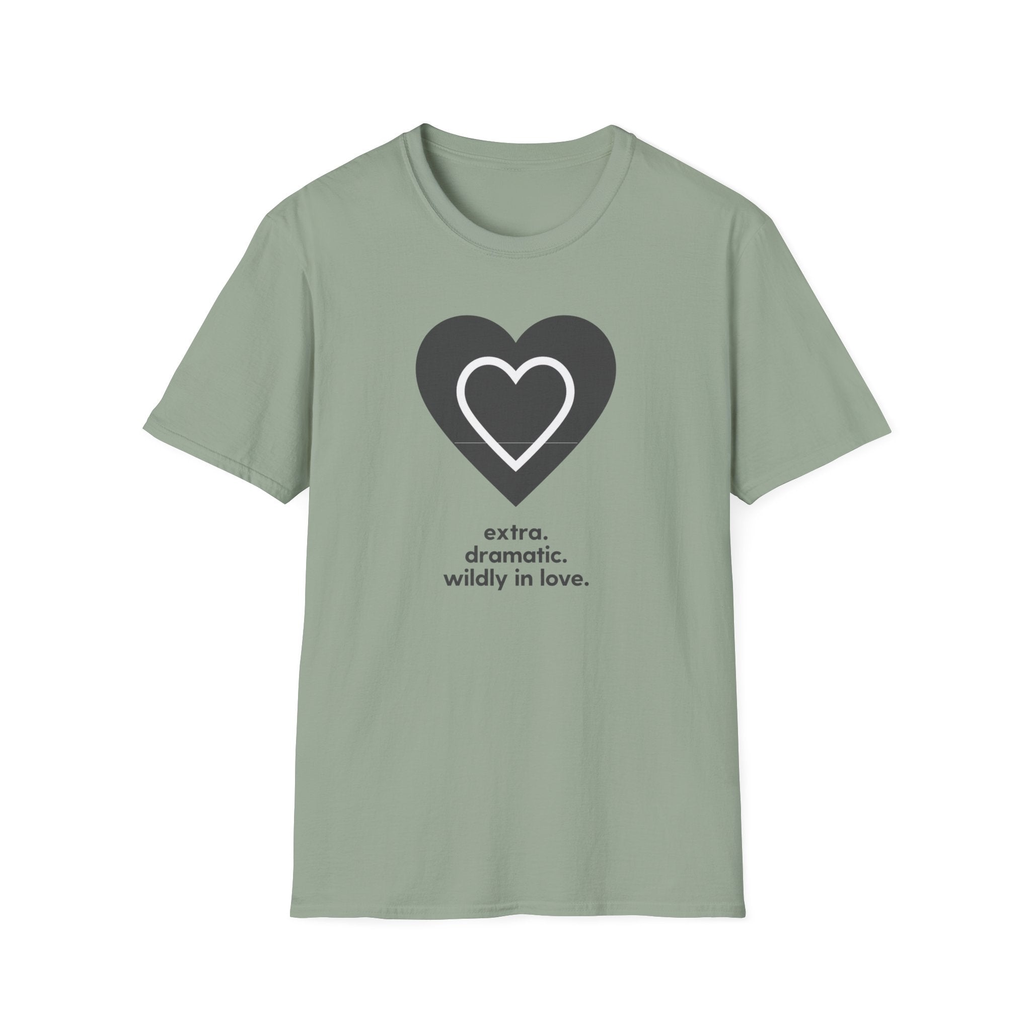 Black Extra Dramatic Wildly in Love T-Shirt