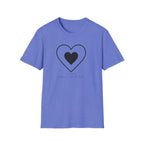 Black Two Hearts T-Shirt