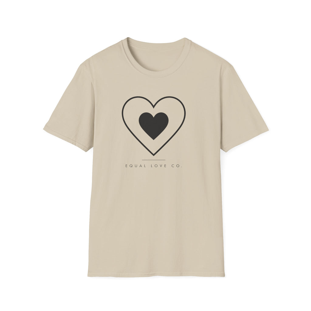 Black Two Hearts T-Shirt