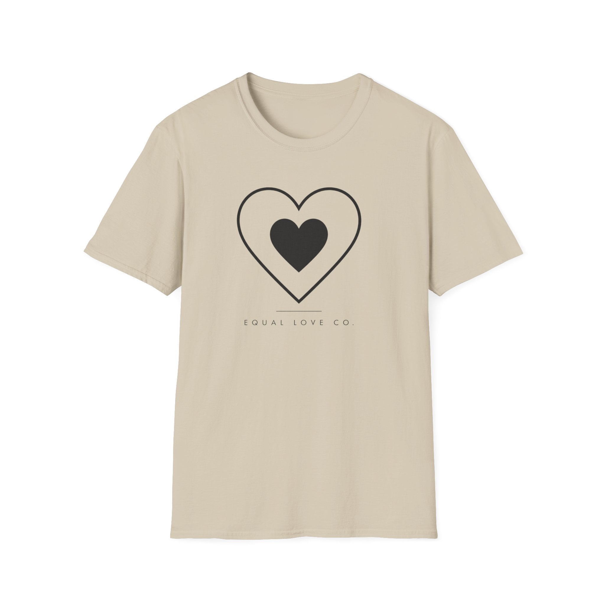 Black Two Hearts T-Shirt