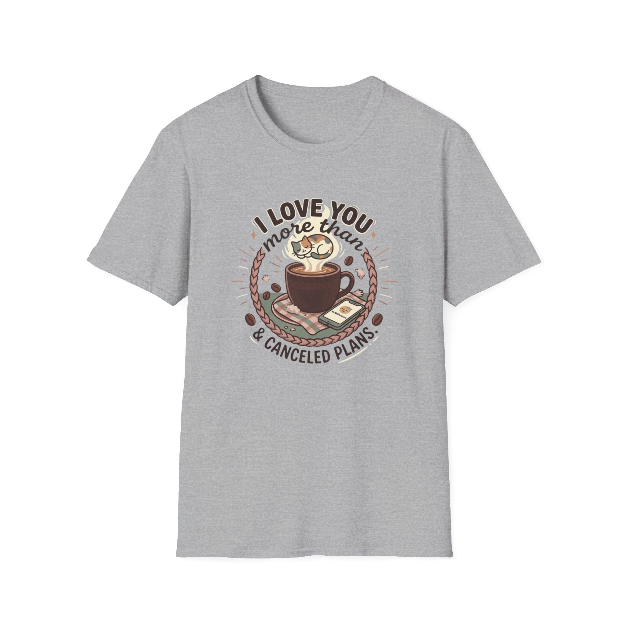 ILUMT Coffee and Canceled Plans T-Shirt