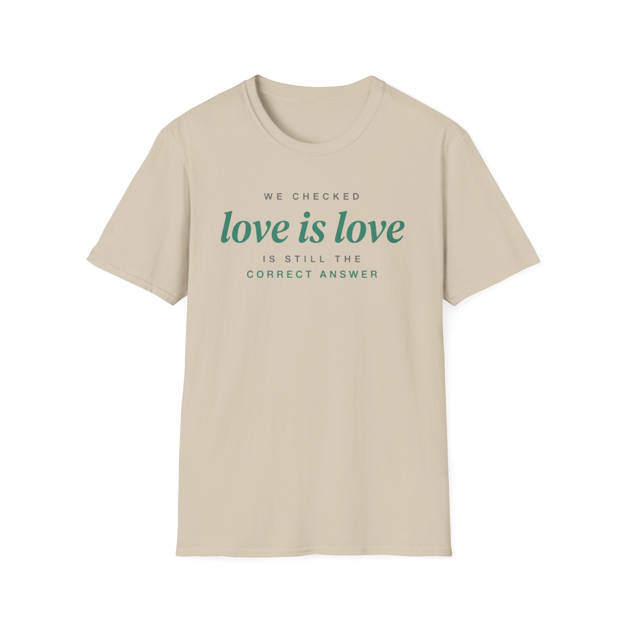 We Checked - Love is Love T-Shirt