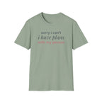 Plans With My Person T-Shirt