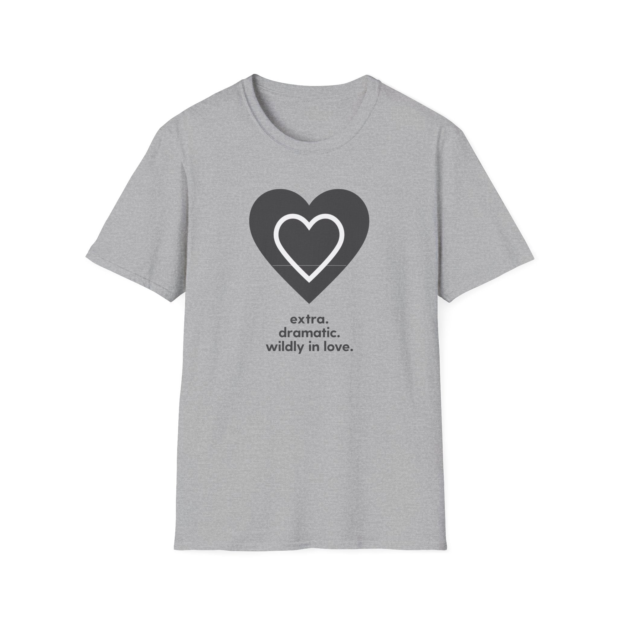 Black Extra Dramatic Wildly in Love T-Shirt