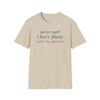 Plans With My Person T-Shirt