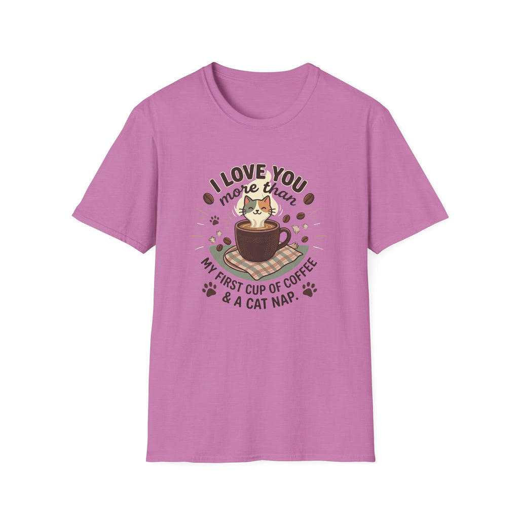 ILUMT Coffee and Cat Nap T-Shirt