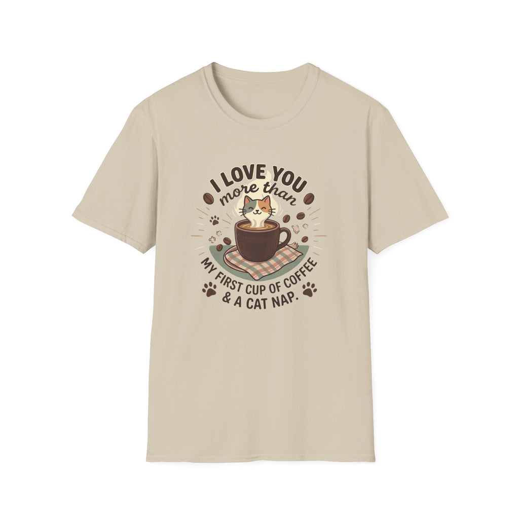 ILUMT Coffee and Cat Nap T-Shirt