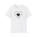 Black Two Hearts T-Shirt