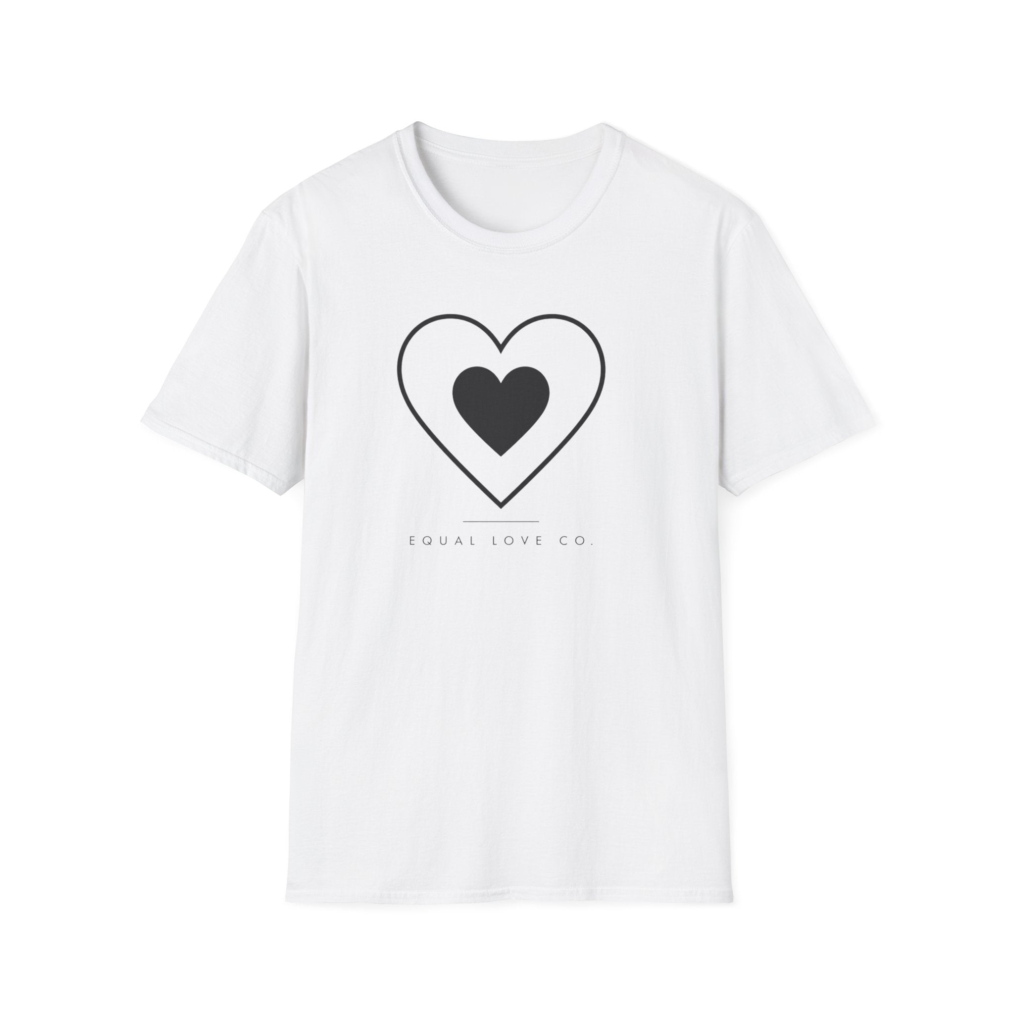 Black Two Hearts T-Shirt